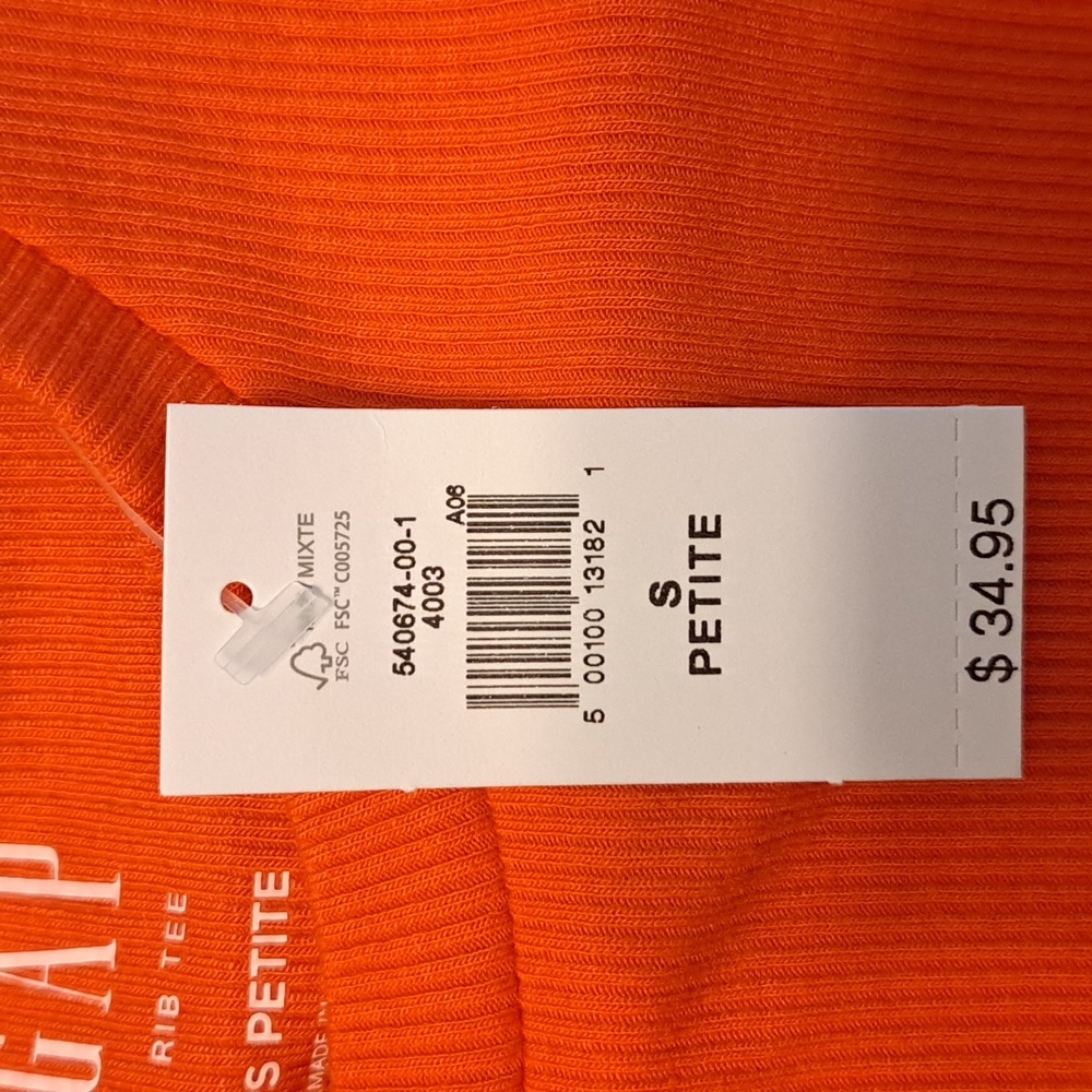 Gap Ribbed Cropped Tee - Picture 3 of 3